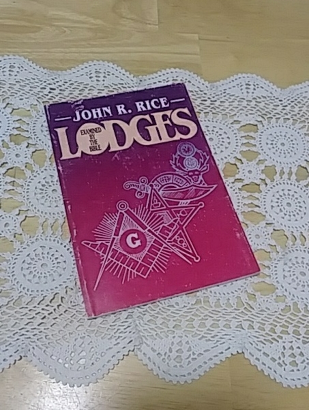 Vintage, Rare John R. Rice Lodges Examined by the Bible, Christian Religion